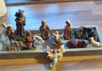 Vintage Kerstfiguren, kerststal., Diversen, Kerst, Ophalen of Verzenden, Gebruikt