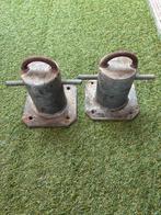 2 bolders met voet plaat en extra beugel voor evt slot, Watersport en Boten, Bootonderdelen, Ophalen of Verzenden, Gebruikt, Ankeren en Afmeren