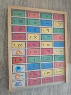 Houten Educatief Speelgoed - Letters, Cijfers & Afbeeldingen, Ophalen, Gebruikt, Rekenen