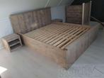 Nieuw stevig stoer bed steigerhout, Huis en Inrichting, Slaapkamer | Bedden, Overige kleuren, Steigerhout, Ophalen of Verzenden