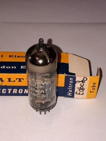 Philips miniwatt EABC80 buis tube radio audio beschikbaar voor biedingen