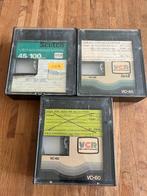 3 VCR videobanden , banden , tape , video tapes ., Ophalen of Verzenden, Gebruikt, Videoband