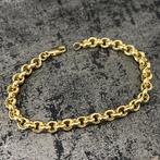 14k gouden armband jasseron schakel nieuw, Ophalen of Verzenden, Nieuw, Goud