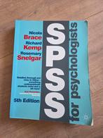 SPSS for Psychologists - Nicola Brace, Boeken, Studieboeken en Cursussen, Gelezen, Nicola Brace, Beta, HBO