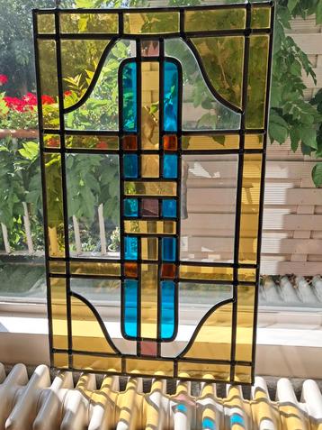 Glas in Lood Ornamenten - Set van 2 beschikbaar voor biedingen