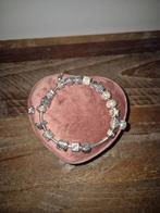 Pandora armband met bedels, Sieraden, Tassen en Uiterlijk, Armbanden, Ophalen, Gebruikt, Met bedels of kralen, Zilver