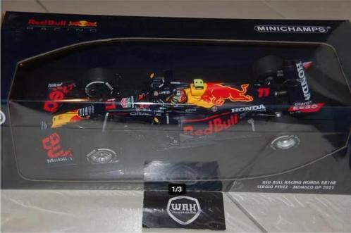 1:18 RED BULL RB16B PEREZ MONACO Minichamps WRH, Hobby en Vrije tijd, Modelauto's | 1:18, Zo goed als nieuw, Auto, MiniChamps