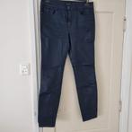 Donkerblauwe Coated broek van Massimo Dutti . Maat 42. 5 poc, Kleding | Dames, Massimo Dutti, Blauw, Maat 42/44 (L), Ophalen of Verzenden