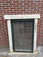 raam met ruitjes in kozijn, Ophalen, Gebruikt, Gevelraam of Ruit, Dubbelglas