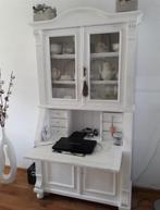 secretaire vitrinekast – landelijke stijl, Huis en Inrichting, Ophalen, Gebruikt, Romantisch Wonen oud grenen – landelijke stijl