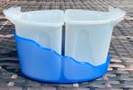 Tupperware set twee schenkbakjes in handige houder, Huis en Inrichting, Keuken | Tupperware, Ophalen of Verzenden, Zo goed als nieuw