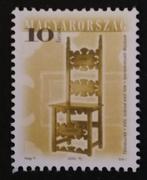 MAGYAR POST (Hongarije) - antiek stoeltje 2001, Verzenden, Gestempeld