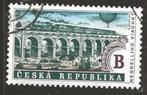 Tsjechie 38, trein viaduct, Postzegels en Munten, Postzegels | Europa | Overig, Overige landen, Verzenden, Gestempeld