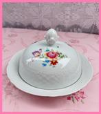 Brocant rond botervlootje high tea servies, Ophalen of Verzenden