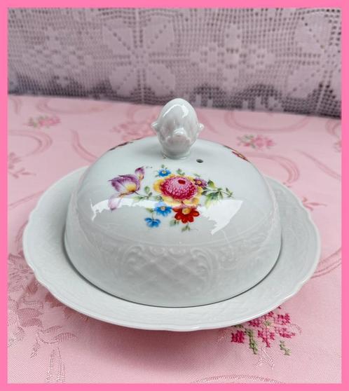 Brocant rond botervlootje high tea servies, Antiek en Kunst, Antiek | Servies los, Ophalen of Verzenden