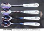 ROLF  LIDBERG, originele splinternieuw set van 4 ijslepels,, Ophalen of Verzenden, Nieuw, Overige materialen, Kop en/of schotel