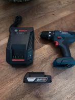 Bosch gsr 18v-21 nieuw, Ophalen of Verzenden, Zo goed als nieuw, Boor- en Schroefmachine