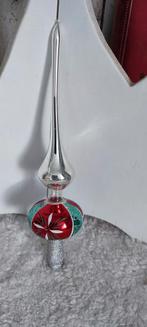 Mooie oude kerstboom piek groen/ rood, Ophalen of Verzenden