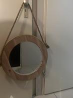 Wandspiegel met touw 50x50 NIEUW in doos, Verzenden, Nieuw, 50 tot 75 cm, Minder dan 100 cm