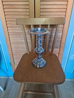 Prachtige zilverkleurige kandelaar, Ophalen of Verzenden, Zo goed als nieuw