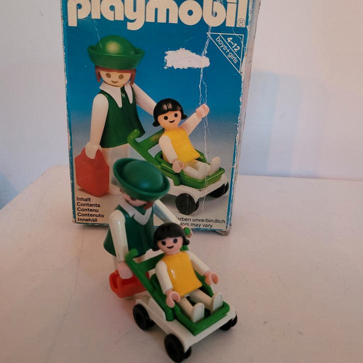Playmobil 3597 - Moeder met kind in wandelwagen, Kinderen en Baby's, Speelgoed | Playmobil, Gebruikt, Complete set, Ophalen of Verzenden