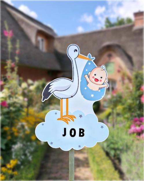 Kant & klaar Geboortebord huren - Holten, Lochem, Ruurlo, Kinderen en Baby's, Kraamcadeaus en Geboorteborden, Zo goed als nieuw