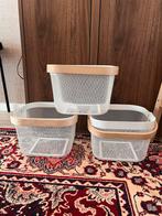 IKEA Risatorp Mandjes -  3 stuks, Overige materialen, Mand, Vierkant, Ophalen of Verzenden