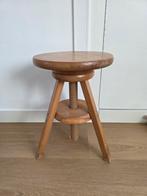 Vintage Draaikruk - Hoogte 45cm, Breedte 30cm, Huis en Inrichting, Krukjes, Ophalen, In hoogte verstelbaar, Gebruikt, Hout