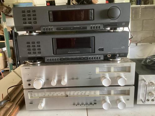 Philips versterker en analoge en digitale tuner, Audio, Tv en Foto, Stereo-sets, Gebruikt, Philips, Ophalen of Verzenden