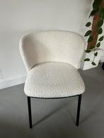 2 Eetkamerstoel Teddy Boucle Wit kave home stoel, Ophalen, Twee, Wit, Zo goed als nieuw