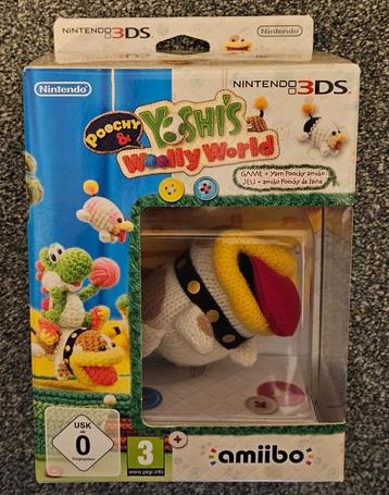 Yoshi's Wooly World + Poochy Amiibo 3DS beschikbaar voor biedingen