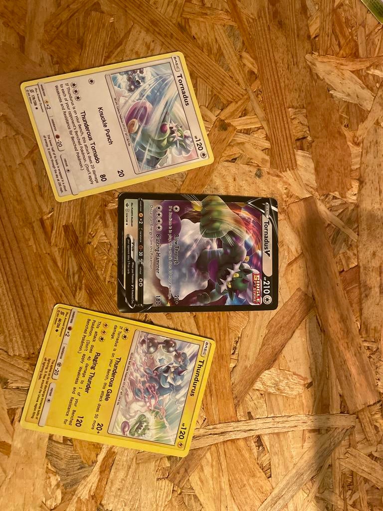Pokémon Kaarten - Tornadus & Thundurus, Ophalen of Verzenden, Zo goed als nieuw, Losse kaart