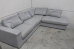 Luxe licht grijze/bruine Hoekbank – GEREINIGD!, Ophalen, Comfort, Gebruikt, Hoekbank