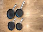 ibili koekenpannen set, Huis en Inrichting, Keuken | Potten en Pannen, Ophalen of Verzenden, Gebruikt, Rvs, Koekenpan of Braadpan