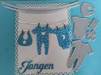 Leuke stans snijmallen baby waslijn met kleding en knijpers, Hobby en Vrije tijd, Ophalen of Verzenden, Nieuw, Pons of Mal