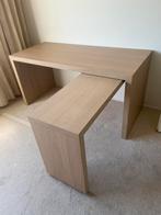 In nette staat mooi Ikea Malm bureau met extra blad., Huis en Inrichting, Bureaus, Ophalen, Zo goed als nieuw