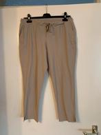 Only M Beige broek in maat 46, travelstof, Ophalen of Verzenden, Zo goed als nieuw, Beige, Broek of Spijkerbroek