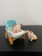 Sylvanian kinderwagen, Ophalen of Verzenden, Zo goed als nieuw, Poppenhuis