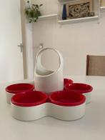 Vintage Emsa Pindaschaal met 5 Schaaltjes - Jaren 70, Huis en Inrichting, Ophalen, Gebruikt