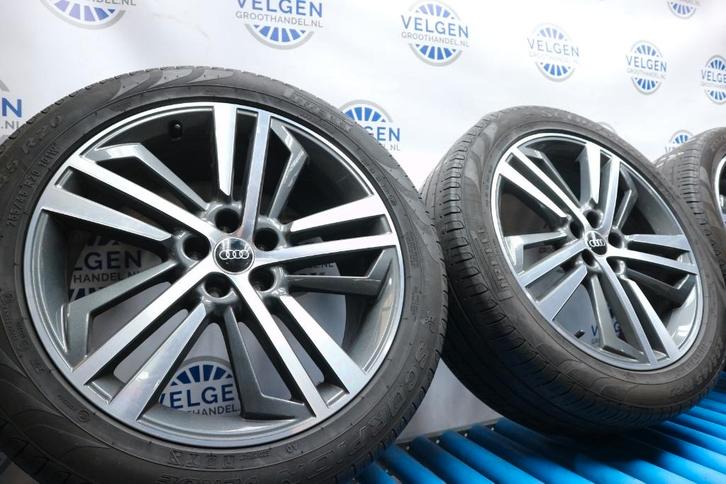 Audi SQ5 Q5 S-Line velgen 20 inch origineel + zomerbanden, Auto-onderdelen, Banden en Velgen, Banden en Velgen, Zomerbanden, 20 inch
