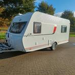Burstner 480 TL+MOVER+2 APARTE BEDDEN+DAKLUIFEL NWST!, Caravans en Kamperen, Caravans, 65 kg, Bedrijf, Treinzit, 750 - 1000 kg