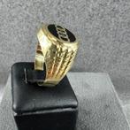 Gouden Ring | 14k | 4,72g | monogram audi | 20,25 | 400504, Sieraden, Tassen en Uiterlijk, Gebruikt, 20 of groter, Heer, Ophalen of Verzenden