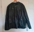Als nieuw zwarte biker bikers jas jack mt 58 60 3xl 4xl, Zwart, Maat 56/58 (XL), Zo goed als nieuw, C&A