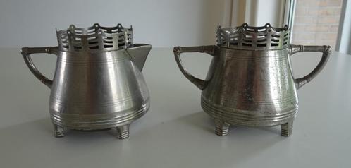 Vintage ''Rio'' Tiel Theeservies van Tin, Antiek en Kunst, Antiek | Tin, Ophalen
