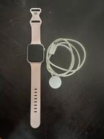 Apple watch series 7 45 mm zilver, Sieraden, Tassen en Uiterlijk, Smartwatches, Ophalen of Verzenden, Zo goed als nieuw, Zwart
