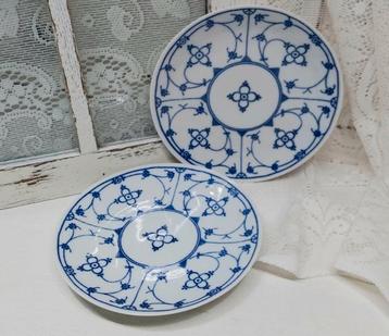 2 gebaksbordjes Saks Blau  beschikbaar voor biedingen