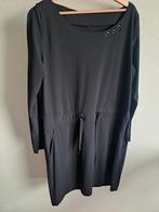 Travelstof jurk zwart maat 44, Zwart, Maat 42/44 (L), Ophalen of Verzenden, Knielengte