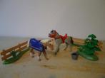 Leuke set paarden in de wei Playmobil 4188, Ophalen of Verzenden, Zo goed als nieuw, Complete set