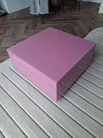 HK Living mirror block roze, Huis en Inrichting, Tafels | Salontafels, Ophalen, 50 tot 100 cm, Vierkant, 50 tot 100 cm