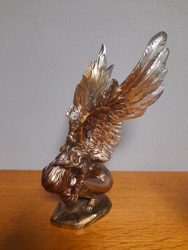 Steampunk engel, Verzamelen, Beelden en Beeldjes, Zo goed als nieuw, Dier, Ophalen of Verzenden